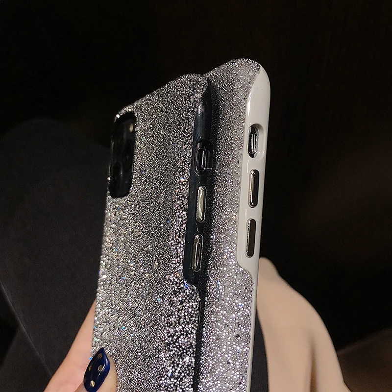 Luxury Bling Glitter Diamond Case For iPhone 13 11 Pro /12 /11 Pro Max 7 8 Plus  Cover For iPhone Xr Xs Max Fashion Case Fundas cute iphone se cases