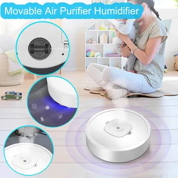 

4 In 1 Mobile Purifier Humidifier Ultraviolet Disinfection Aromatherapy Machine Spray Home New Cleaner #YL5
