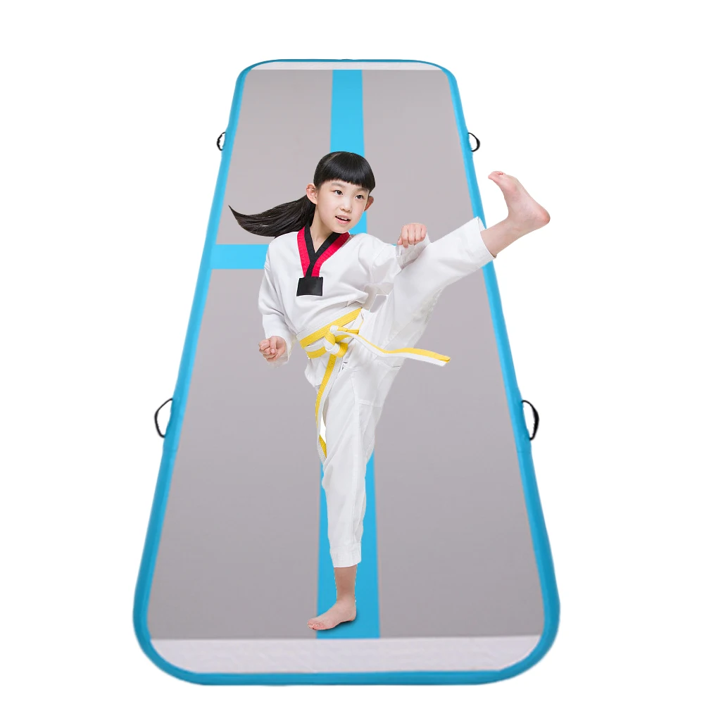 

4m Inflatable Gymnastics Tumbling Air Track Floor Trampoline for Home Use/Training/Cheerleading/Beach with Electric pump