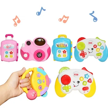 

Baby Toddler Sound Toys 6 To 12 Months Musical Camera and Luggage Sensory Toy for Boys Girls Birthday Musical Toy Gifts