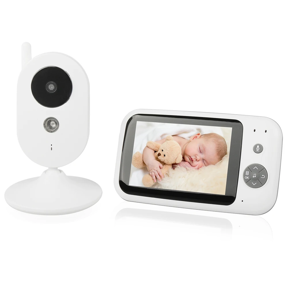 

3.5 LCD Screen Wireless Video Baby Monitor Temperature Two-Way Audio Talk Infrared Night Vision Surveillance Security Camera
