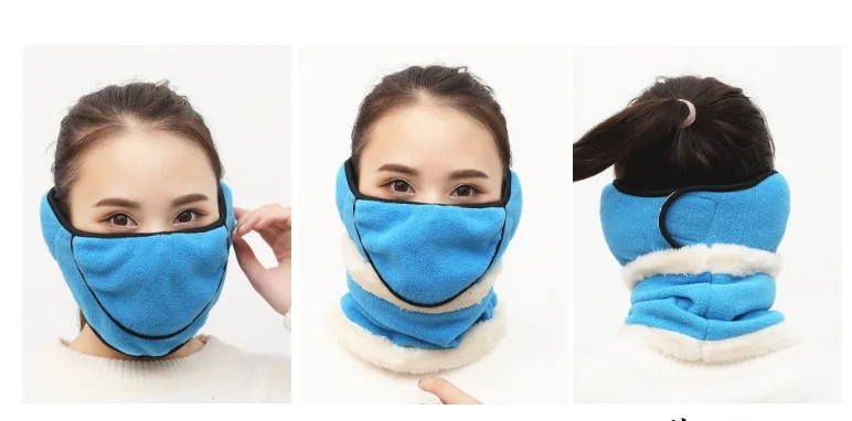 Зимняя Термальная велосипедная полумаска для лица, для спорта на открытом воздухе, сноуборда, катания на лыжах, велоспорта, теплая защитная маска, для шеи, с рукавом, ветрозащитная, Пылезащитная