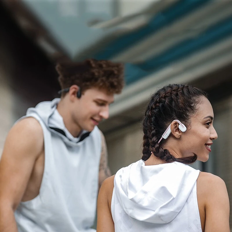US $83.62 Bone Conduction Bluetooth Headset Sports Wireless Running and Riding Gray AS660