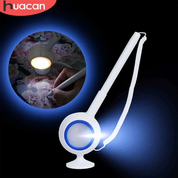 

HUACAN Diamond Painting LED Small Table Lamp Lighting Point Drill Pens Tool Diamond Embroidery Accessories Kit