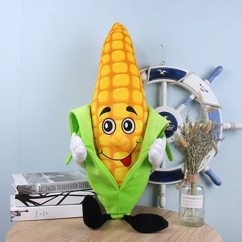 

40-80cm Cartoon Maize corn cob fruit vegetables food Anti-stress soft creative pillow cushion plush girl hobby Children toy gift