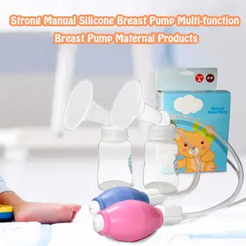 

Multi-function Breast Pump Maternal And Child Supplies Strong Manual Silicone Breast Pump Simple Milking Machine