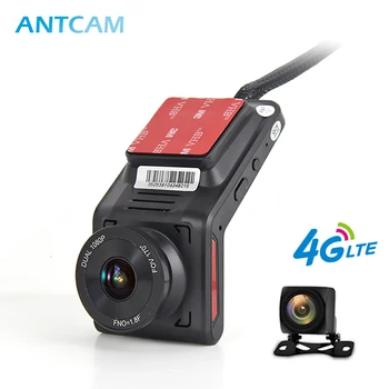 

ANTCAM 4G WiFi hidden Car DVR dash Cam GPS Logger FHD1080P Auto video Recorder Support Live Remote Monitoring with Rear Camera