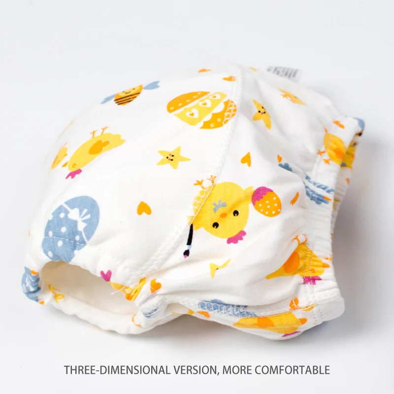 1Pcs Baby Diapers Cute Waterproof Partition Diapers Newborn Cotton Diaper Cover For Children Training Pants washable Diapers