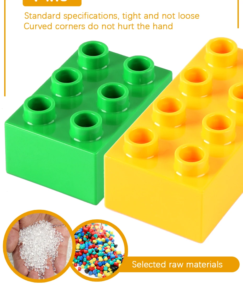 Bloco de Mable Placa de Base Placa de Base da Parede da Cidade Tamanho Grande Corrida Building Block Compatível Legoinglys Duploed Funil Slide da Parede Cidade 77 Pçs - Set 10 Brinquedos e hobbies