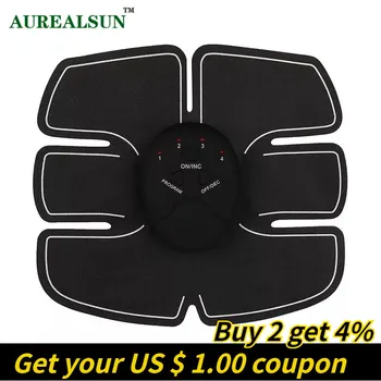 

Electric electrode pad EMS massager electrodos tens Wireless Muscle Stimulator Smart Fitness Abdominal Training body slimming