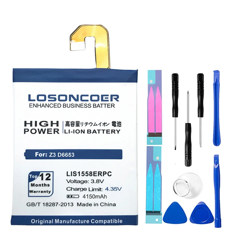 LIS1558ERPC LIS1632ERPC LIS1502ERPC LIS1618ERPC LIS1558ERPC для sony Xperia Z3 Батарея XZs XZ Z L36H E4 E4G XA F3111 E5