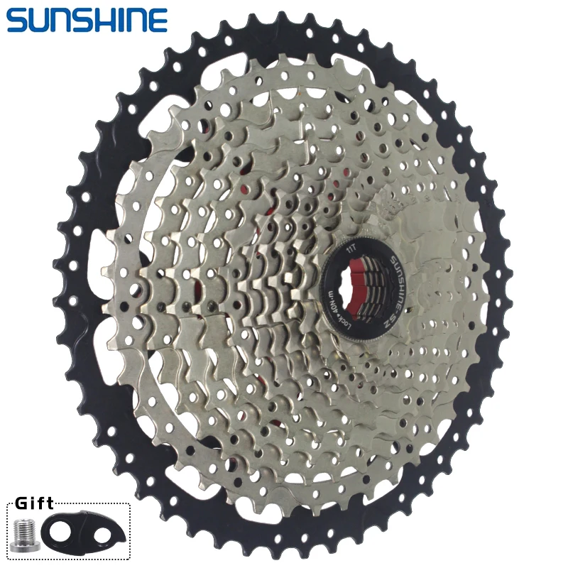 Кассета SUNSHINE MTB, 12 Скоростей, 11-50T, велосипедная свободная Звездочка для горного велосипеда Shimano/SRAM Hyperglide freehub