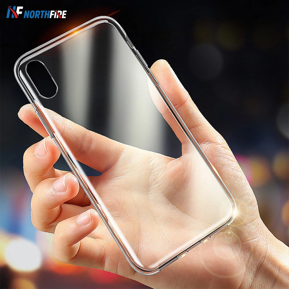 

NORTHFIRE Clear Soft TPU Case For iPhone 11 Pro Max X XS Max Xr 6 6S 7 8 Plus Transparent Case For iPhone 4S 5 5S Se Back Cover
