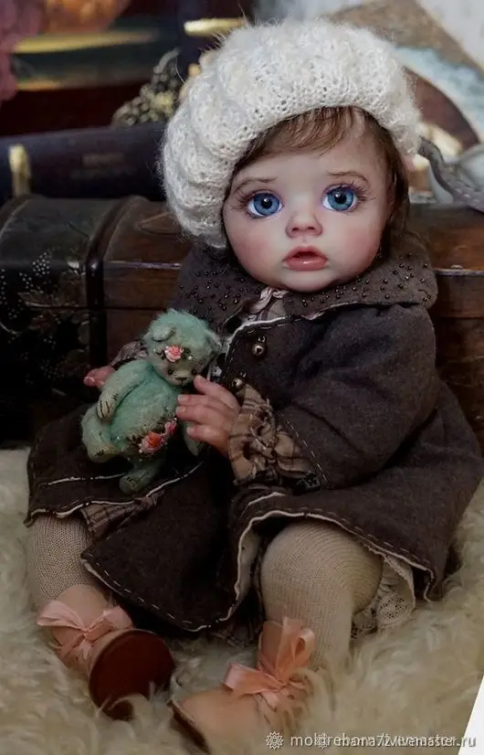 NPK 12inch new reborn fairy doll kit unfinished unpainted blank vinyl parts DIY toy reborn FLO fairy kit with certificate
