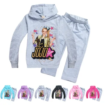 

4-14 Years Cotton Baby Girl Clothes Long Sleeves Hoodies Sweatshirts Pants 2pc Tops Top Sets Costume Children Clothing Ropa Bebe