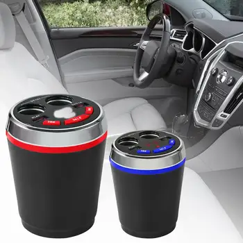 

DC12-24V 5V 3.1A Cup Shaped Dual USB Ports Bluetooth 3.0 Dual USB Car Auto Charger MP3 Player Universal Car Accessories