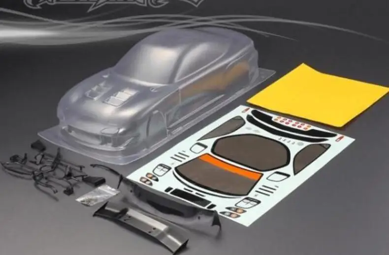 1/10 RC автомобиль прозрачное тело 190 мм NNissan S13 S15 GTR34 35 180SX RX8 RX7 дрейф местности - Цвет: Mazda 102