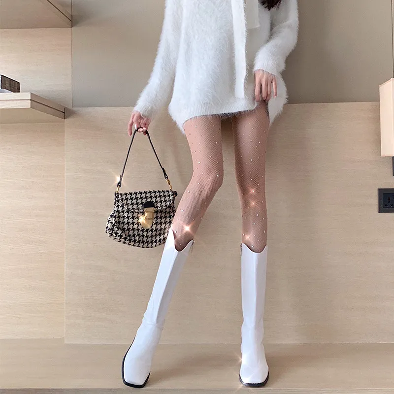 Snake Tights Women Black Anime Pantyhose KT Cat Pattern Fishnet Stockings Sexy Harajuku Hosiery Nylon Women's Lolita G Tights