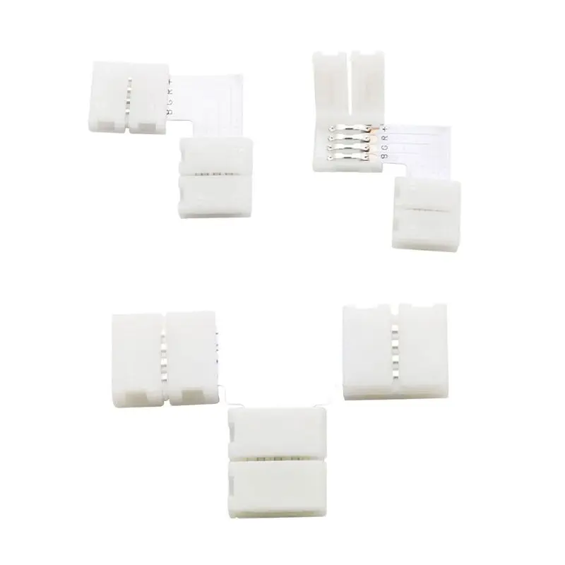 

5050 4 Pins RGB LED Strip Light Set Tape Connector Plug Power Splitter Cable