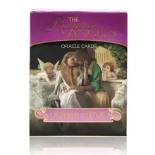 Полный английский 44 Romance Angels Oracle Card колода таинственные карты Таро настольная игра от Doreen добродетель Редкий из печати