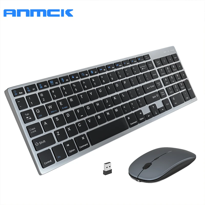 

Anmck 2.4 G Wireless Keyboard Mouse Combo For Home Office teclado USB Keyboards Standard Version For PC Laptop Mac Desktop