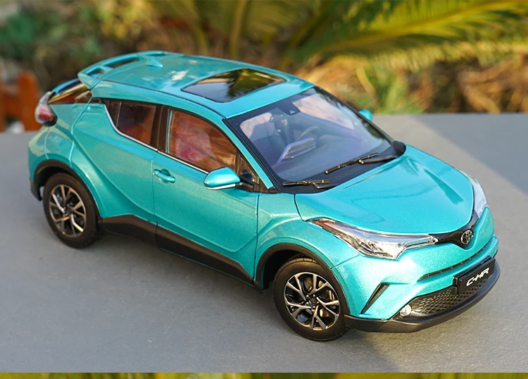 Авторизованный подлинный Сплав 1:18 Toyota C-HR CHR литье под давлением лимонно-желтый Классический игрушечный автомобиль модель для подарка, коллекция