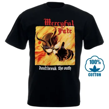 

Mercyful Fate Don'T Break The Oath Heavy Metal King Diamnod New Black Hipster Print Summer Style Top Tees 031358