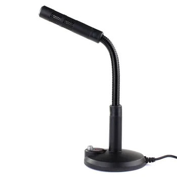 

CARPRIE Hi-fidelity Sound Recording Dynamic USB Microphone With Adjustable Desktop Mic Stand PC Laptop For PC Laptop Black