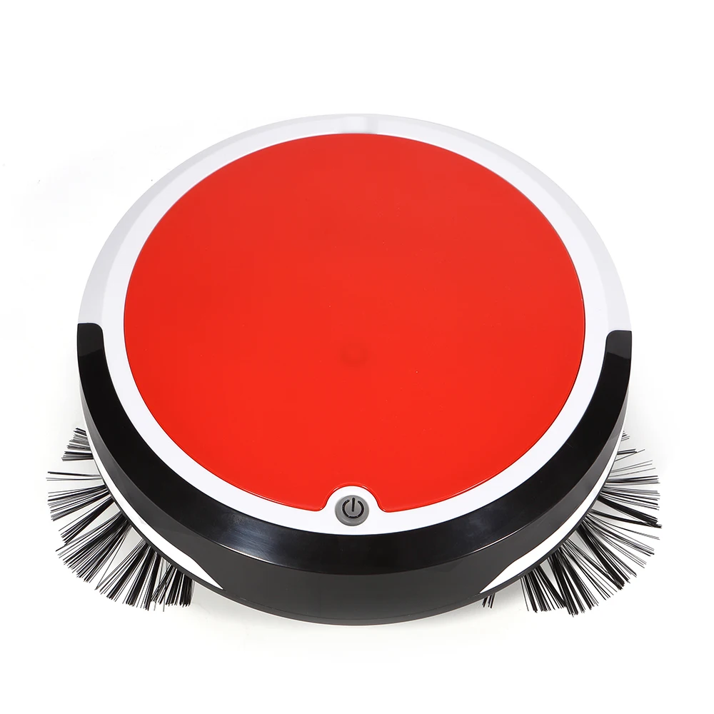 Перезаряжаемый умный пылесос, робот для уборки и уборки, Беспроводная Автоматическая уборочная машина для уборки пыли, анти-капля для уборки дома - Цвет: Red