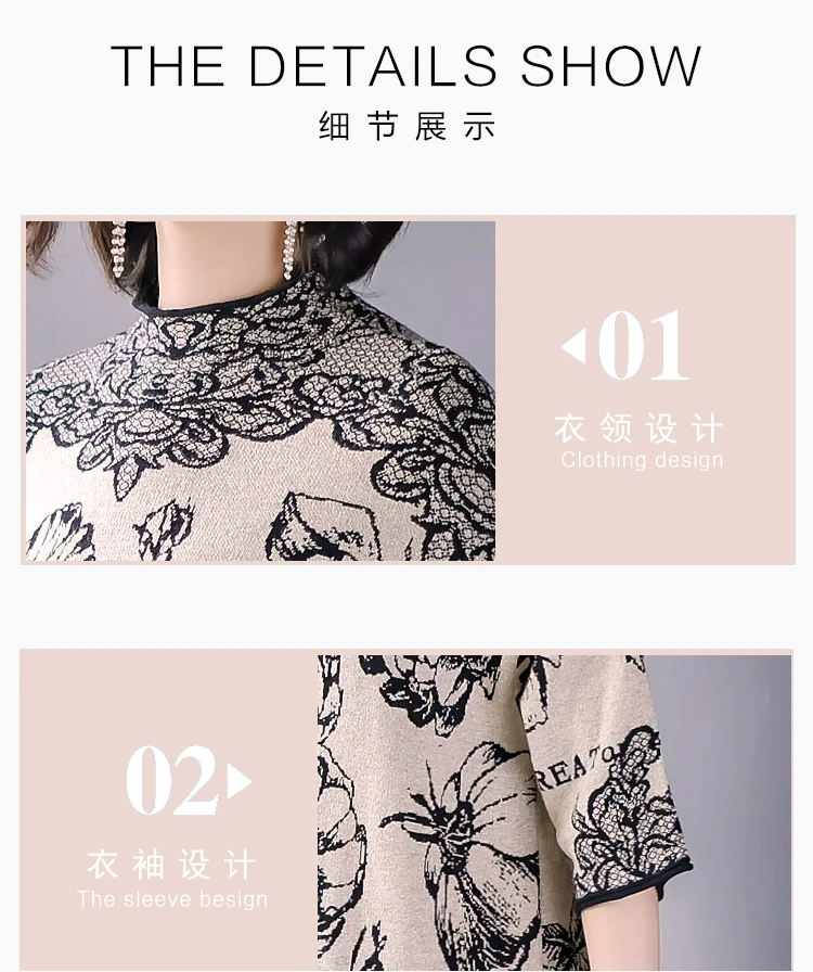 Vintage Floral Midi Dresses Autumn Winter New Female 3XL Plus Size Long Sleeve Dress Elegant Women Bodycon Party Vestidos