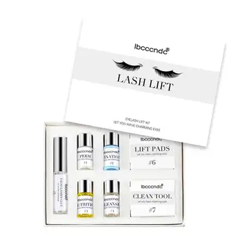 

7 in1 Kit Shield Extend With Rods Glue Y-shape Brush Perm Kit Perming Eye Curling Mini Curler Eyelash Lashes H9A6
