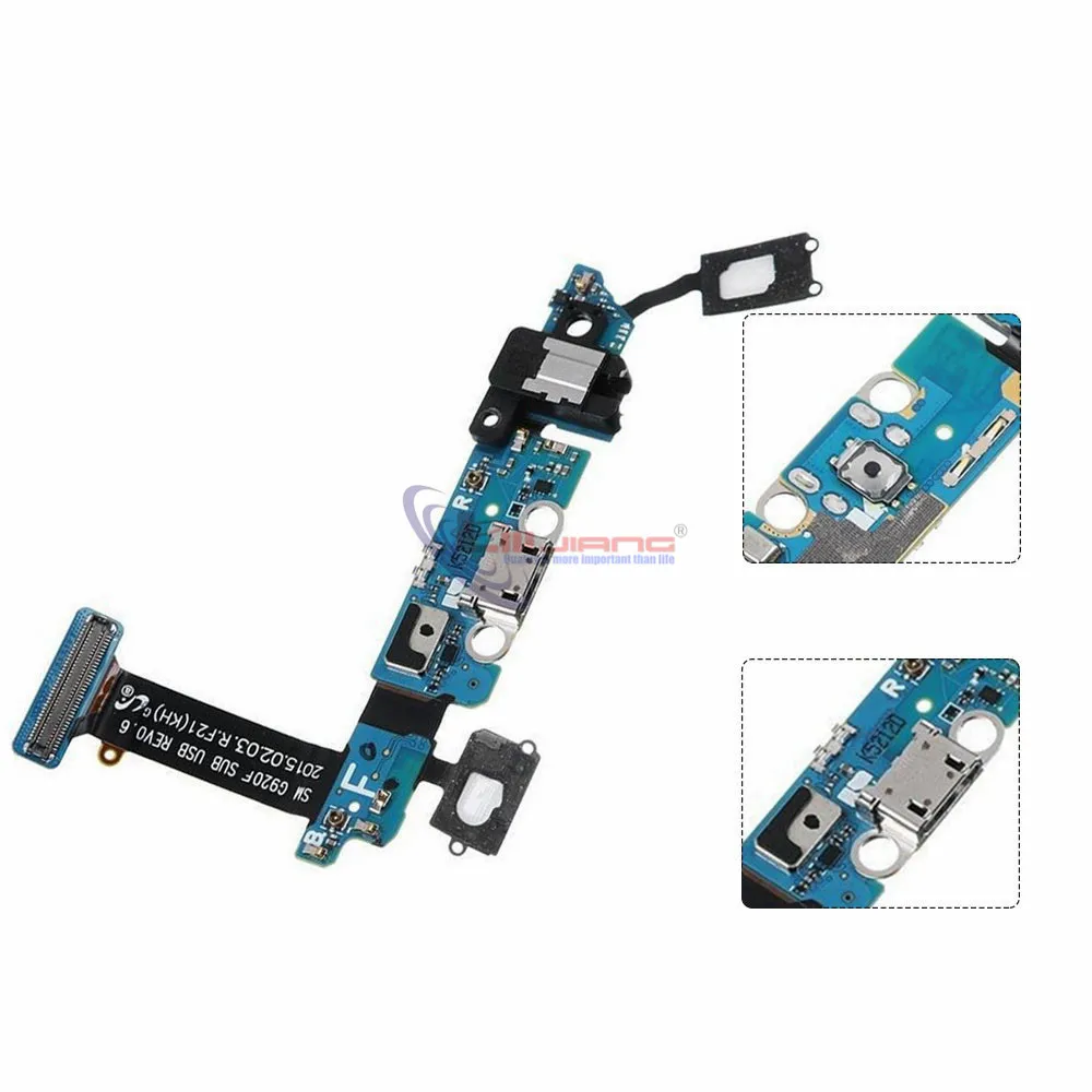 Для samsung S6 G920 G920F зарядка через usb Зарядное устройство разъем док-станция для Порты и разъёмы Разъем гибкий кабель Замена Ремонт Запчасти