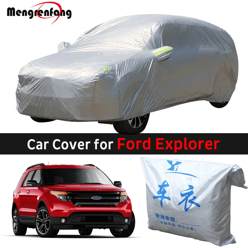 

For Ford Explorer 1991-2019 Car Cover Outdoor Anti-UV Sun Shade Rain Snow Frost Protector SUV Cover Dust Proof