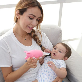 

Baby Feeding Utensils Hot Brand Squeeze Silicone Feeding Bottle Spoons Feeder 4 Colors Baby Feeding Spoon For Kids