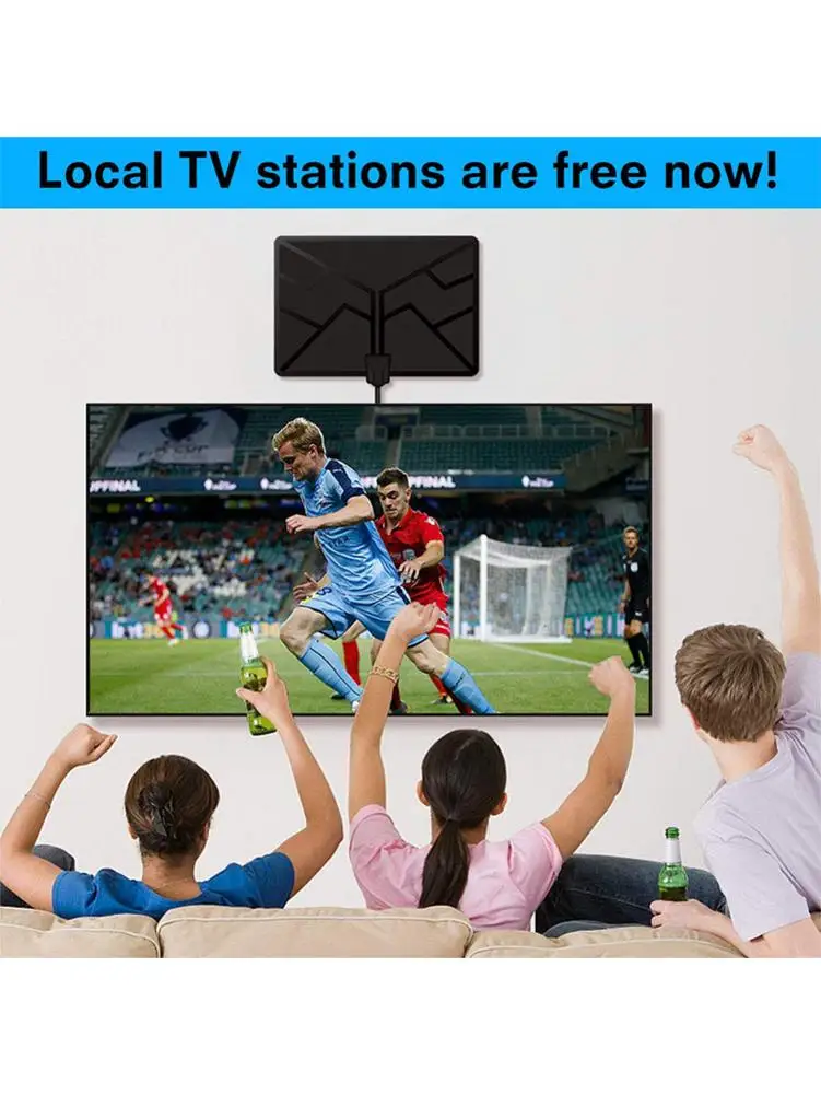 4K цифровая HDTV антенна 996 Miles Range антенна с усилителем с HD1080P DVB-T2 Freeview tv для жизни местные каналы вещания
