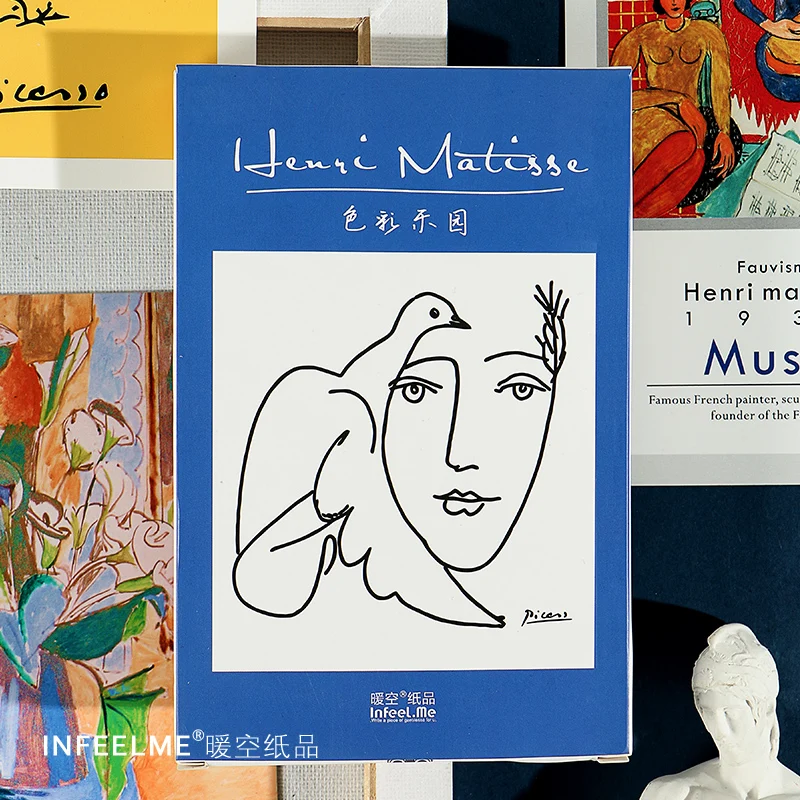 30 Pcs/Set Henri Matisse Retro Oil Painting Postcard Color Paradise Greeting Cards Xmas and New Year Gift Message Card afbeelding