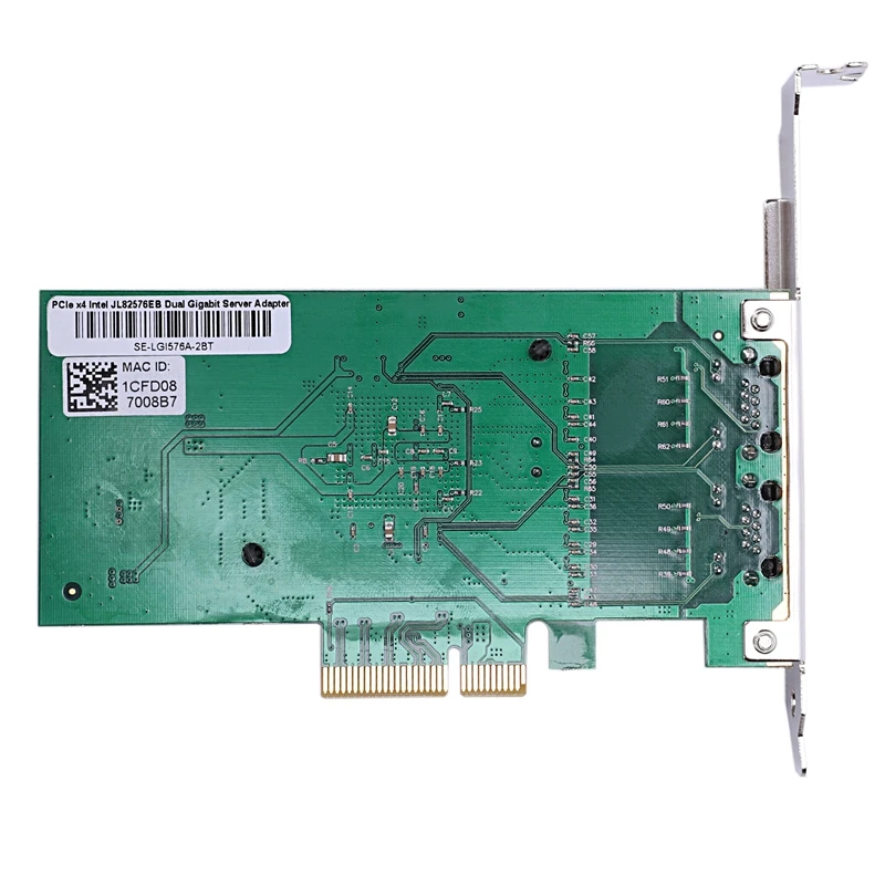 Сетевая карта для серверного чипсета Intel82575 Gigabit Pci-Express сетевая карта 1000M Pci-E двойной сетевой адаптер Rj45 порт