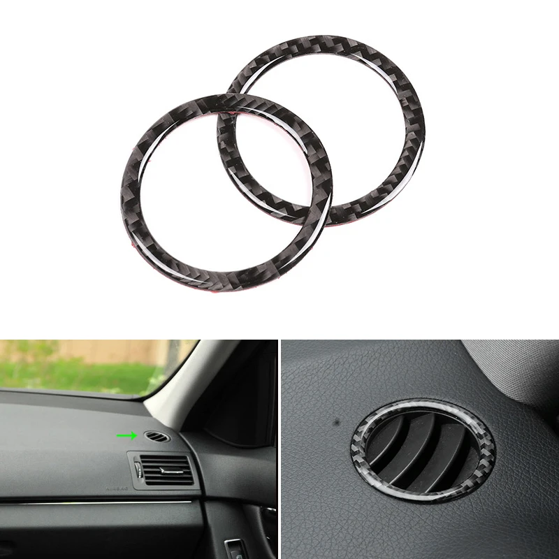 CarCarbonFiberDashboardPanelSideAirConditionAirVentOutlet