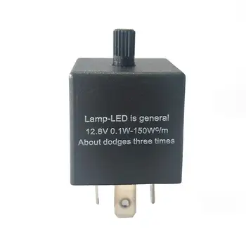 

High Quality Adjustable 3 Pin LED Electronic Flasher Relay 3 Pin LED Automotive Electronic Flash Relay Car Relay CF14 JL-02