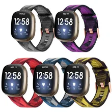 

Nylon Watch Band for Fitbit Versa 2/Versa Lite/ Blaze Strap Wristband Sport Breathable Wrist Strap Replacement for Fitbit Smart