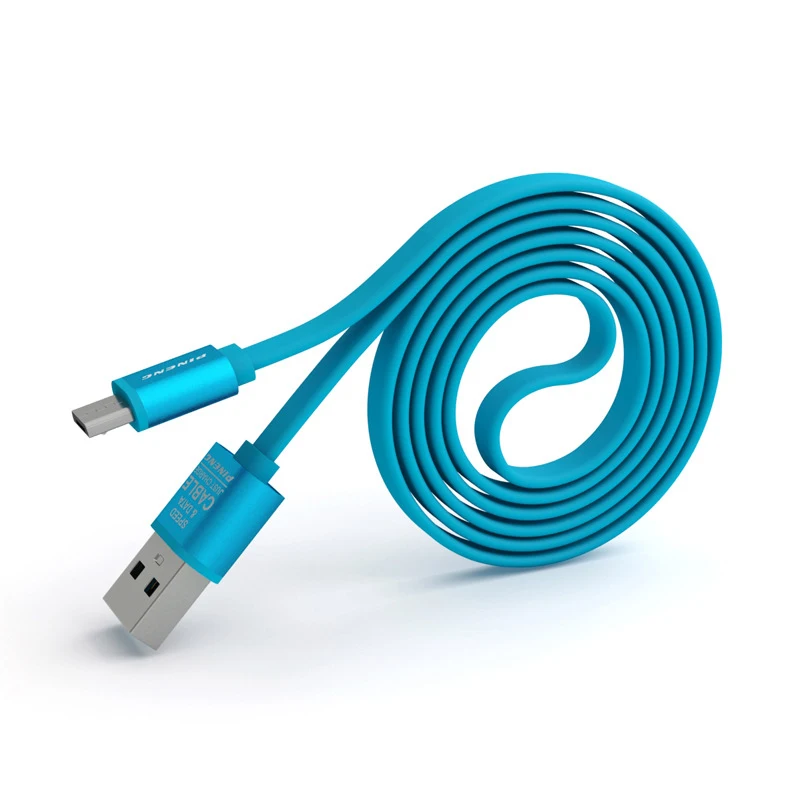 Micro USB кабель для Android для Xiaomi huawei LG sony samsung скорость и Дата зарядный Дата кабель Синхронизация линии провода шнуры Micro line - Цвет: Синий