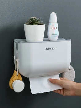 

Waterproof Toilet Paper Holder For Toilet Paper Towel Holder Bathroom Storage Box Tissue Box Toilet Roll Holder Bathroom Dec