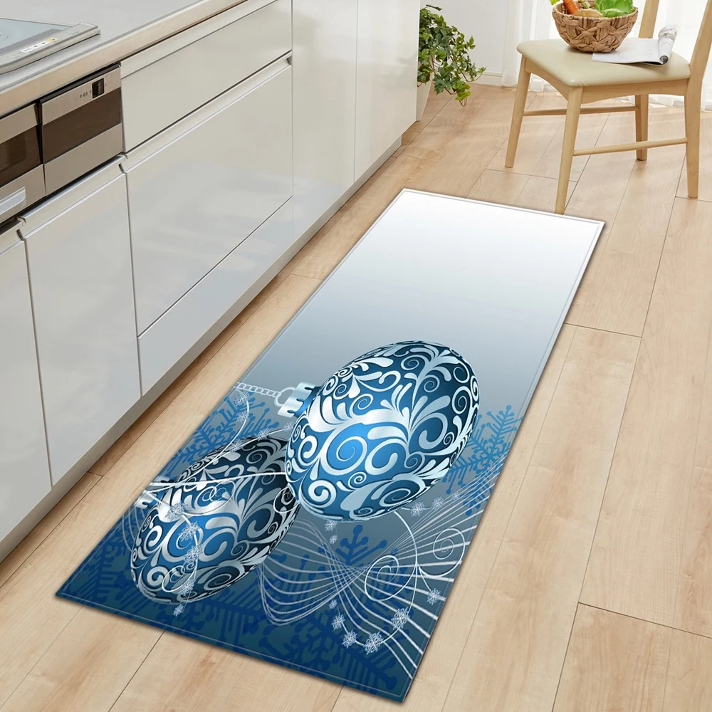 Kitchen Mat Entrance Doormat Living Room Bedroom Sofa Hallway Rectangle Decoration Floor Carpet Bathroom Water absorption Rugs - Цвет: HF-7