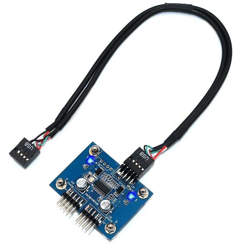 4 Порты и разъёмы USB 2 0 9 контактный разъем Удлинительный кабель для концентратора