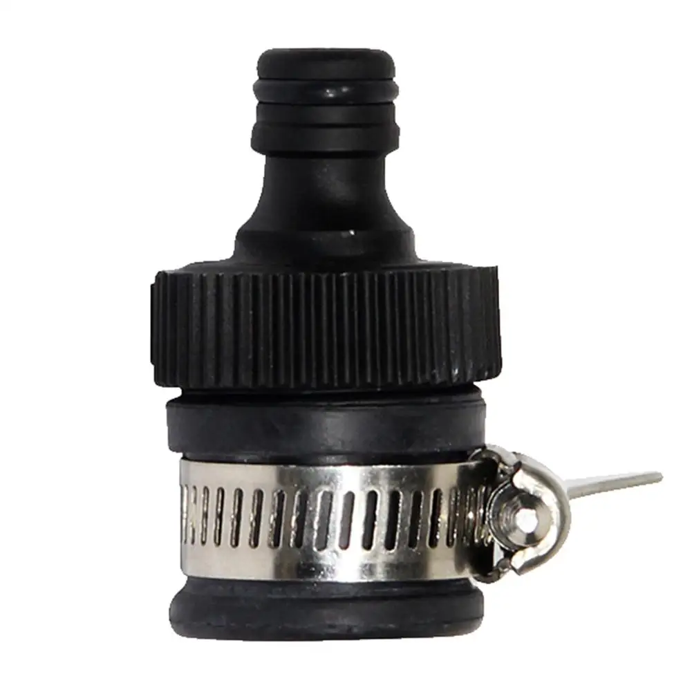 

Plastic Garden Hose Pipe Tap Connector Mixer Practical Kitchen Bath Tap Faucet Adapter Universal Quick Connector With A Clamp