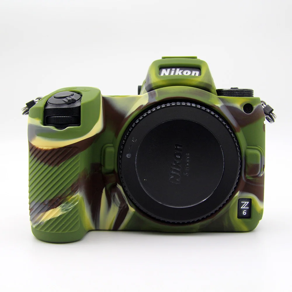 Хорошая мягкая сумка для камеры силиконовый чехол для Nikon Z6 Z7 закаленное стекло резиновый чехол для камеры защитный корпус