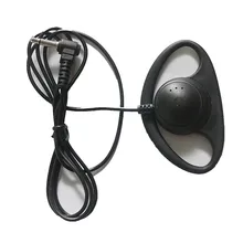 10 шт. D форма ушной крючок получить слушать только наушники гарнитура динамик микрофон для Motorola XPR6300 XPR6350 XPR6500 радио