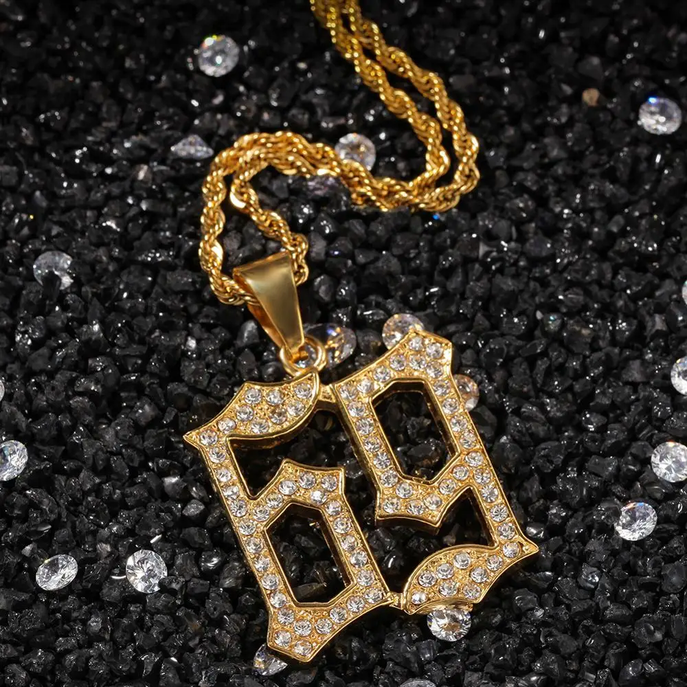 

2020 Stainless Steel Not fade 69 Choker Custom Necklace Personalized Jewelry Men Pendant Necklaces Women Best Friend Gift