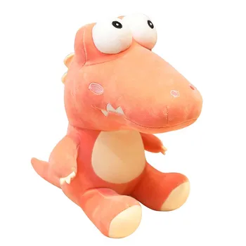 

1pc epacket 25-50cm Funny Kawaii Big Eyes Crocodile Plush Toy Soft Stuffed Animal Pillow Crocodile Stuffed Doll kid xas present