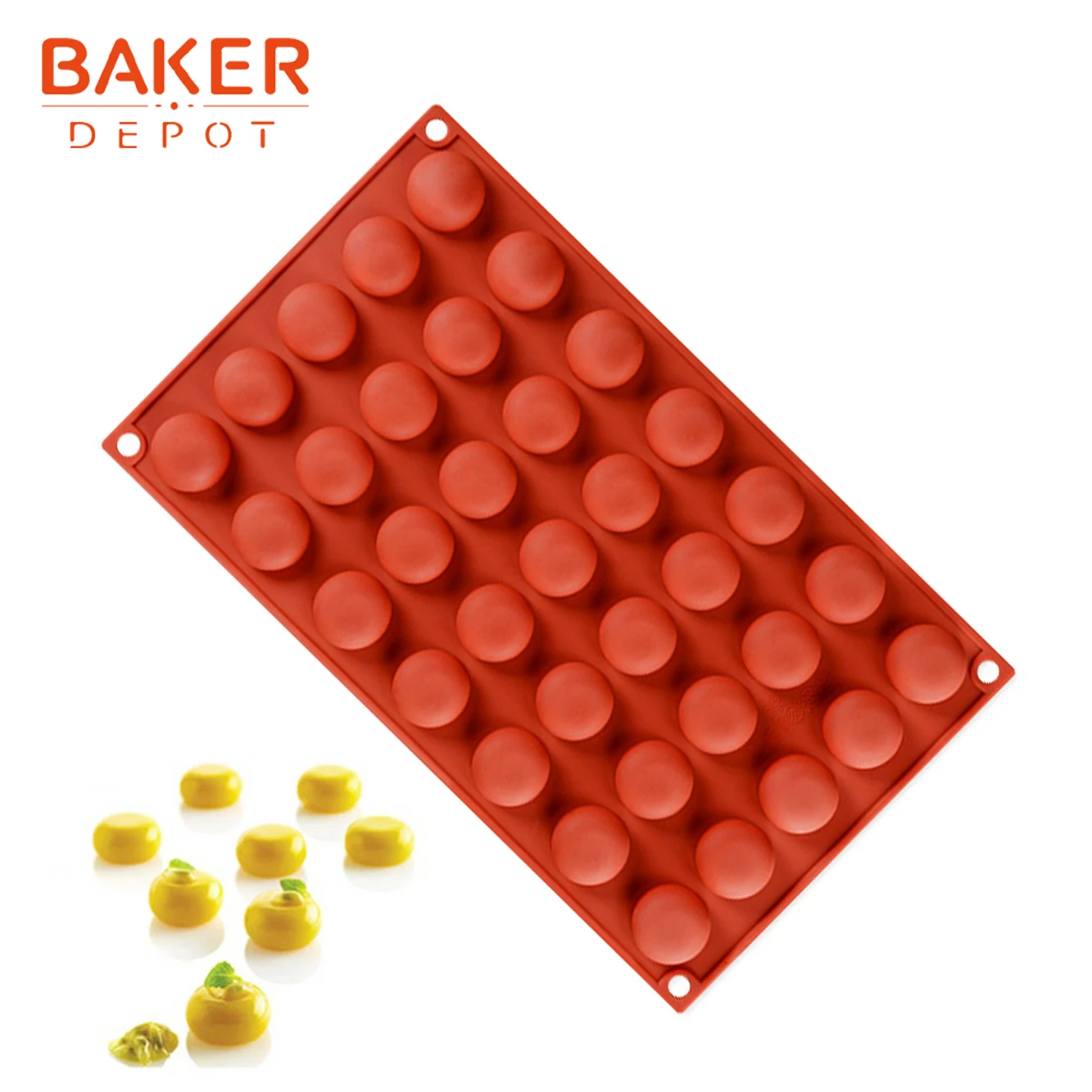 BAKER DEPOT 35 полости силиконовые формы для конфет шоколад мини-печенье клейкие формы ледяной куб Лоток Торт Украшение Инструмент